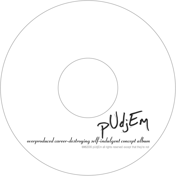 Overproduced... - disc label